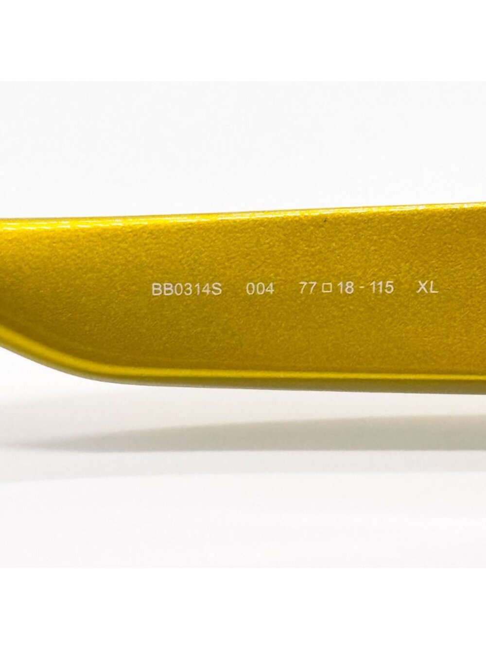 NEW BALENCIAGA BB0314S 004 SUNGLASSES YELLOW GEOMETRIC UNISEX EYEWEAR BALENCIAGA - Picture 9 of 10